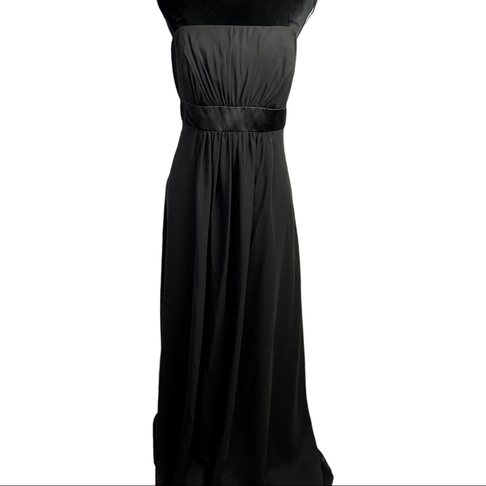 Alfred Angelo Chiffon Strapless Floor Length Gown